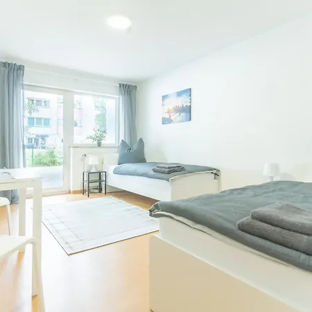 -mrliving- Moderne Im Pohlheim-hausen, Einzelbetten, Smart-tv, Kueche -ph01, Ph02- Apartment *