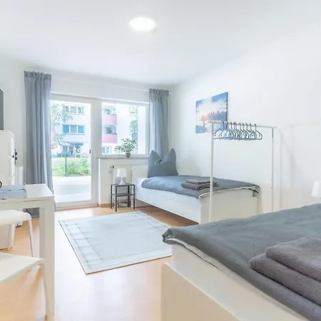 -mrliving- Moderne Im Pohlheim-hausen, Einzelbetten, Smart-tv, Kueche -ph01, Ph02-